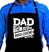 ApronMen - Aprons - Funny Men’s Grilling Aprons - Utility Pockets - One Size Fits Most - Adjustable Neck Strap - Machine Washable - The Man, the Myth