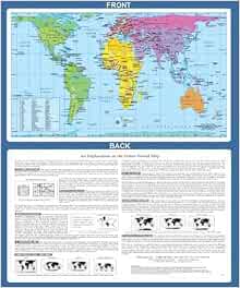 Peters Map 11x17 desktop laminated 2014: Arno Peters, ODTmaps.com ...