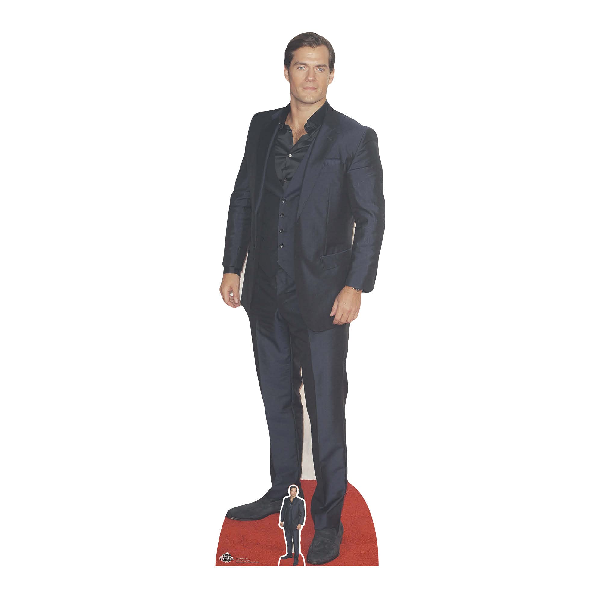 Lifesize Cardboard Cutout with Free Desktop Cutout of Henry Cavill 168cm Tall