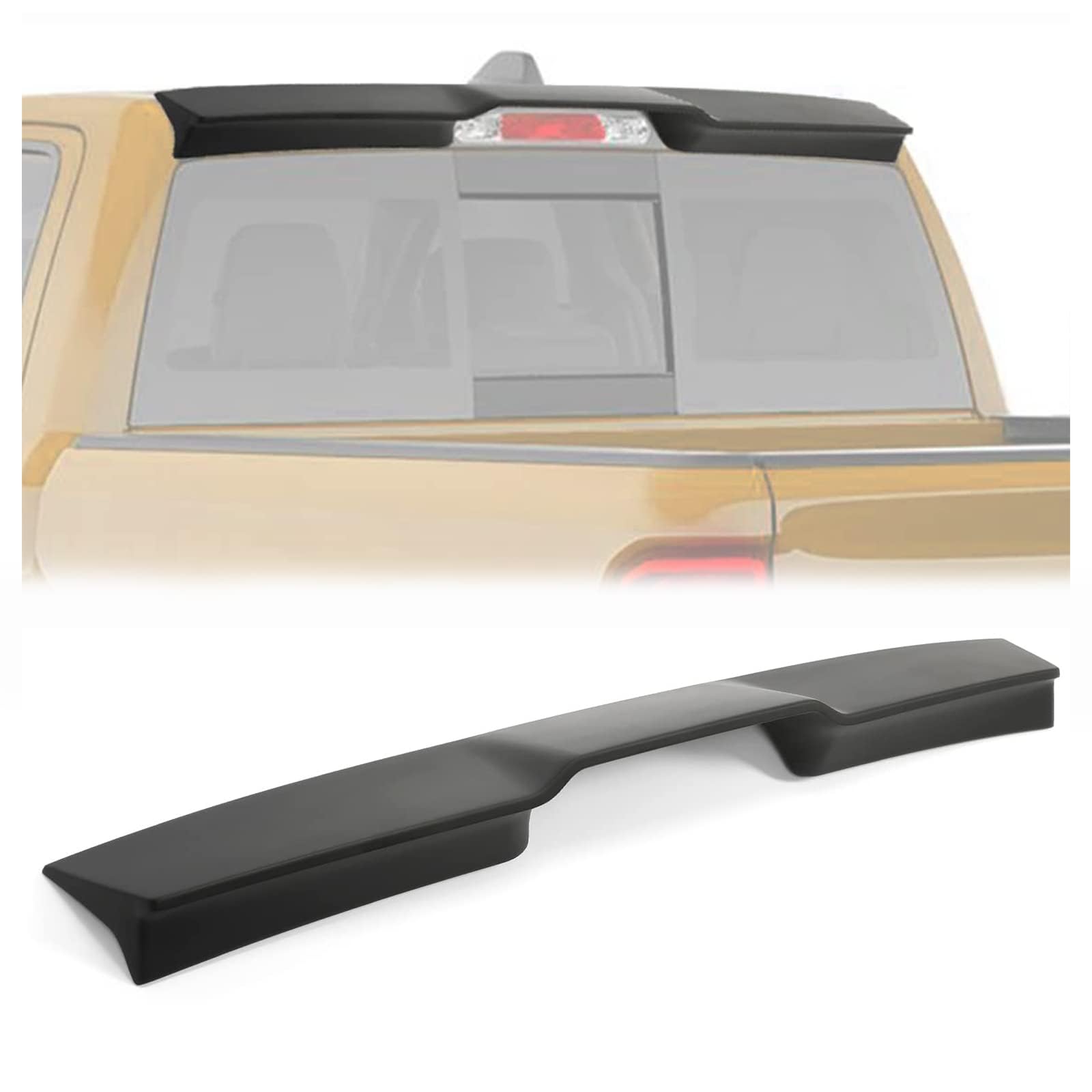 Kojem Roof Spoiler for 2009-2020 Dodge Ram 1500/2500/3500 | Aerodynamic Cab Spoiler