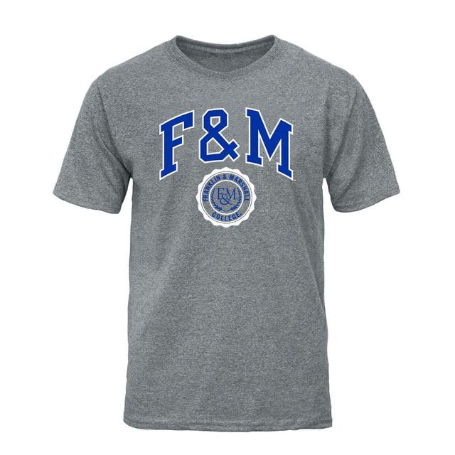 Barnesmith Franklin & Marshall College F&M Diplomats Short-Sleeve T-Shirt, Heritage, Charcoal Grey, X-Large Image