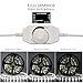 HitLights Cool White LED Light Strip Kit, 16.4 Feet - Includes Power Supply and Dimmer. 300 LEDs, 5000K, 72 Lumens per Foot. 12V DC