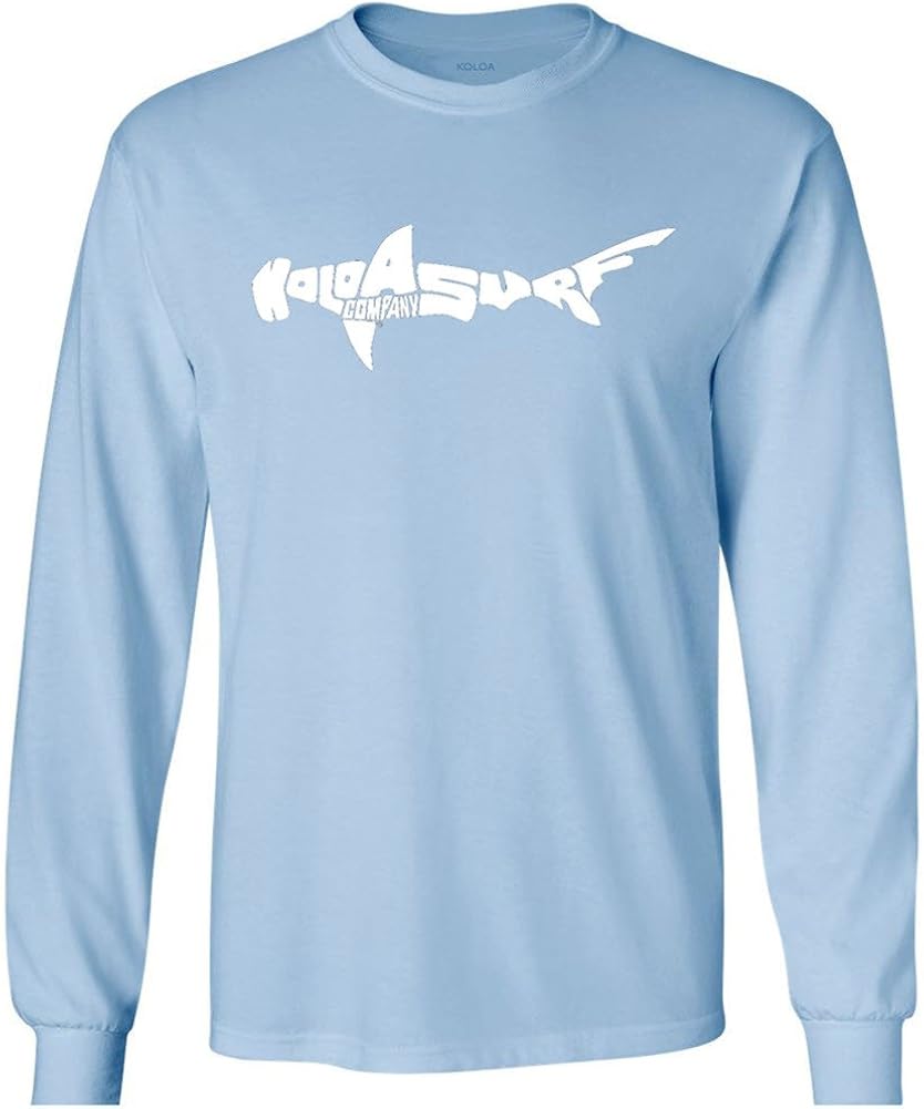 Koloa Surf Long Sleeve Heavyweight Cotton T-Shirts in Regular, Big and Tall