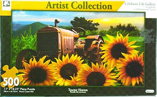 Celebrate Life Gallery Tractor Heaven 500 piece puzzle (11 x 18.25)