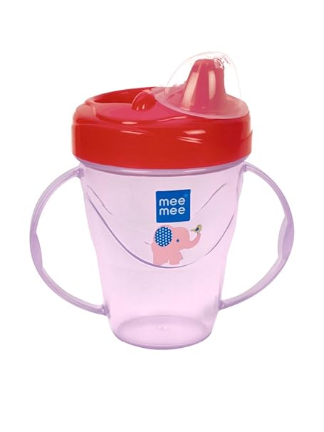 Mee Mee Easy Grip Sipper Cup (Dark Pink)