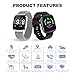 PUBU Fitness Tracker HR, Color Screen Activity Tracker Watch with Replacement Band, Waterproof Smart Watch with Heart Rate Monitor, Step Counter, Measuring Calories, Sleep Monitor, Pedometer Watch