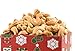 Christmas Gift Basket 3 Tier Tower Pistachio Cashews Pecan, and Dried Fruit Assortment By Benevelo