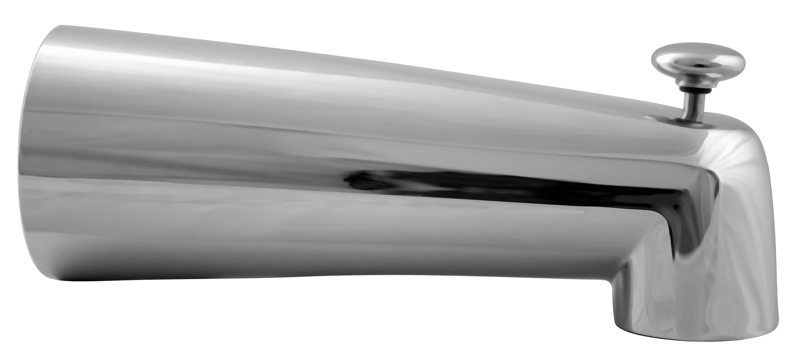 Photo 1 of **UNTESTED UNKNOWN MISSING PIECES**** Westbrass A507D-1F-26 A507D-1F 7" Reach Wall Mount Tub Spout with Diverter, Polished Chrome