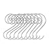 T-Antrix Ornament Hooks, Christmas Ornament Hangers, Christmas Tree Hanger Baubles Ball Metal Hooks Xmas Decoration S Hooks, 45mm 100 PCS