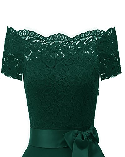 EvoLand Womens Spring Formal Dresses For Women Party Wedding Guest Dresses Green