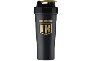 IRON KINGDOM SHAKER CUP: Performa Perfect Shaker Actionrod Mixing Technology, Leak Free, Shatter Resistant, Dishwasher Safe