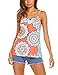 SoTeer Womens Sexy Print Straps Camisoles Tank Tops Vest Cami Blouse