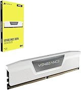 Corsair Vengeance DDR5 32GB (2x16GB) 5200MHz C40 Intel Optimised Memory White view 3