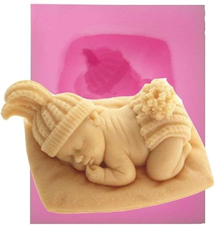 Amazon Co Jp Ever Garden ウサギの帽子 赤ちゃん シリコンモールド 手作り 石鹸 キャンドル 粘土 レジン シリコン モールド 型 抜き型 おもちゃ