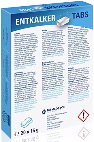 Maxxi Clean 20 descalcificador de Tabs, Solucionador de cal y ...
