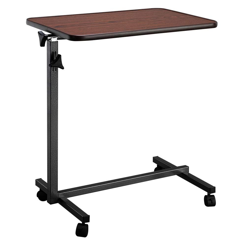 Photo 1 of ***IMAGE REFERENCE*** Adjustable Overbed Bedside Table with Wheels, Tilt Top Overbed Table with Wheels, Bed Table and Overbed Table, Adjustable Overbed Rolling Table, Adjustable Standing Desk or Hospital Tray Table
