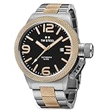 TW Steel Canteen Bracelet Rose Gold Black Dial Automatic Men's Watch CB135
