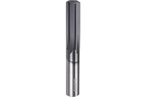 HARFINGTON Carbide Chucking Reamer 0.401"(10.19mm) Dia Straight Flute Straight Shank Machine Reamer Tool for Metal and Lathes