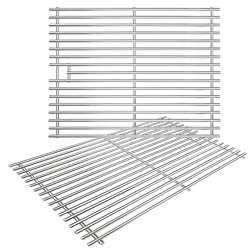 Unidanho 17 Inches Cooking Grates for Nexgrill 720-0830H Replacement Parts 720-0783E 720-0783C 720-0888 4 Burner Gas Grill Grate Stainless Steel Cooking Grids