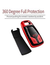 Tukeller - Funda para llave de Audi, especial suave de TPU, compatible con Audi A4 Q7 Q5 TT A3 A6 SQ5 R8 S5 Smart Key(solo con llave Go)