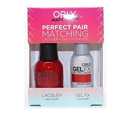 Orly Perfect Pair Gel & Lacquer Duo Kit, Haute Red Orly Perfect Pair Gel & Lacquer Duo Kit, Haute Red