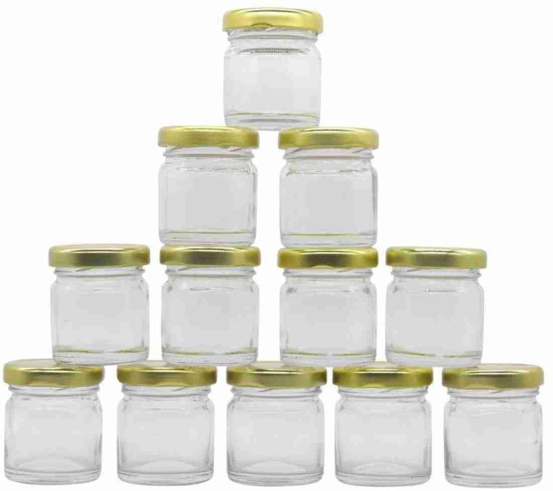 True Overseas Spice Jar Set With Metal Lug Cap (6 pcs) For Kitchen