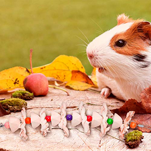 Roundler DIY Rabbit Hamster Chew Toys, Pet Snacks Molar Toys, Make a Unique Chew Toy for Small Animals, Suitable for Rabbits, Chinchillas, Guinea Pigs, Hamsters, Chewing/Playing (Style-3)