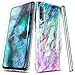 NageBee Case for Samsung Galaxy A50 (2019)/A50S/A30S with Tempered Glass Screen Protector, Ultra Slim Thin Glossy Stylish Protective Bumper Cover Phone Case -Nova