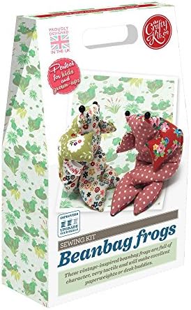 The Crafty Kit Co. Sewing Kit-Beanbag Frog