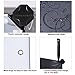 SONGMICS Cube Storage Organizer, 12-Cube Closet Storage Shelves, DIY Plastic Closet Cabinet, Modular Bookcase, Storage Shelving with Doors for Bedroom, Living Room, Office, Black ULPC34H