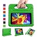 NEWSTYLE Shockproof Light Weight Kids Case with Protection Cover Handle and Stand for Samsung Galaxy Tab 4 7-inch, SM-T230, SM-T231, SM-T235 - Green (Not Fit Other Models)