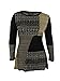Style & Co. Womens Plus Pattern-Blocked Long Sleeves Tunic Sweater