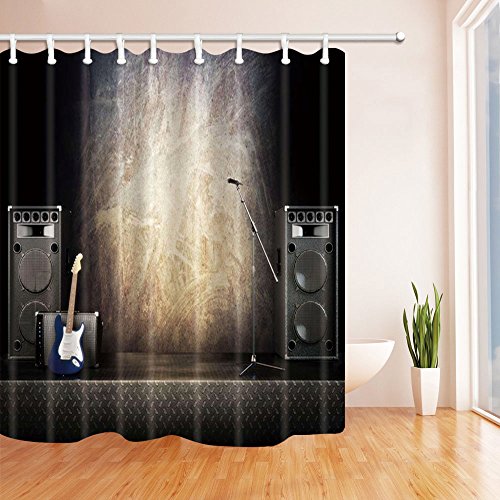 Chuami Polyester Fabric 70 X 82 Inches Shower Curtain Waterproof