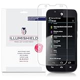 iLLumiShield - Huawei Tribute / AT&T Fusion 3 Screen Protector with Lifetime Replacement Warranty - Japanese Ultra Clear HD Film with Anti-Bubble and Anti-Fingerprint - High Quality (Invisible) LCD Shield - [3-Pack] OEM / Retail Packaging