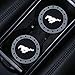 3Pcs Tough Car Logo Vehicle Travel Auto Cup Holder Insert Coaster Can for Mustang All Models
