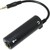 RLECS Audio Interface Guitar Converter Bass Guitar Effects Pedal Compatible Lightweight Audio Adapter with Mobile Phones