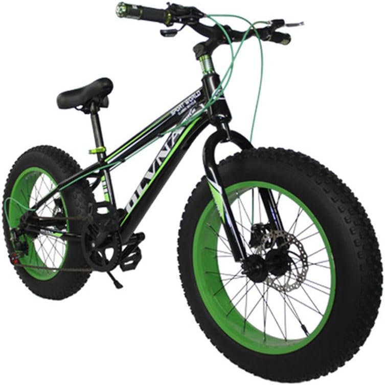 Bicycles, Folding MTB 20" 7 21 24 27 Speed Double Disc Mountain Fat Bicycle Suspension Steel Frame 4" Tire Aluminum Wheel 20Kgs