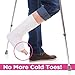 Blue Jay An Elite Healthcare Brand Fashion Warm Non Slip Cast for Slip Resistant Security & Safety | Reusable Socks & Machine Washable | Comfortable, and Easy to Wear - Nylon Fabric 8-15 Mmhg