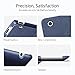 ESR Urban Series Premium Folio Case for iPad 2/3/4, Book Cover Design, Multi-Angle Viewing Stand, Smart Cover Auto Sleep/Wake Function for iPad 2/ iPad 3/ iPad 4(Knight Blue)