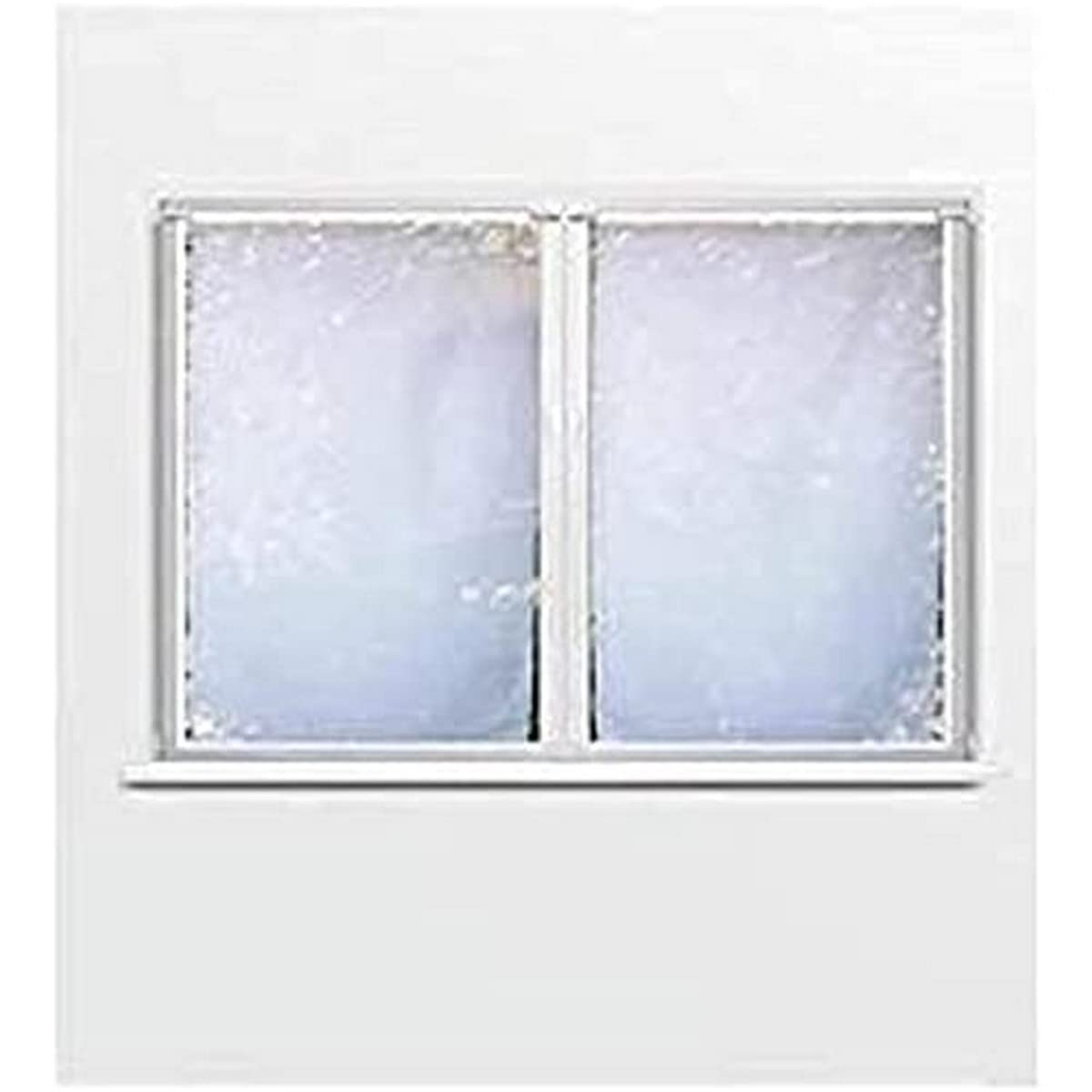 Soleil d'ocre Pair of Half Curtain Polyester 90 x 60 cm White