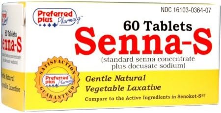 Senna-S Tablets 60 ea (Pack of 6)