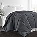 Beckham Hotel Collection King/Cal King Comforter – 1300 Series Goose Down Alternative Bed Comforters – Luxury King/Cal King Size Blanket - Machine Washable, All-Season Bedding, Duvet Insert - Gray