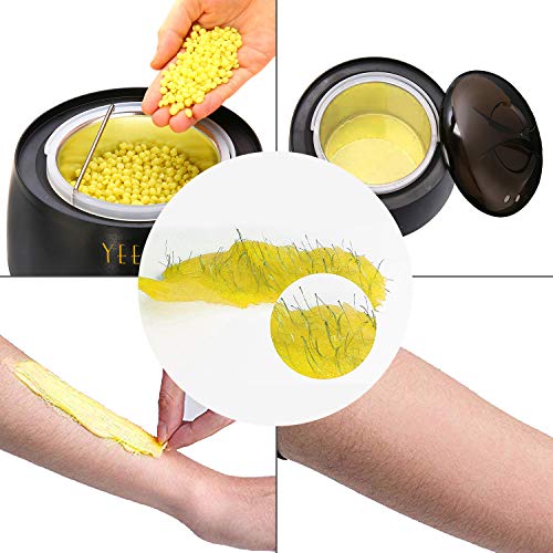 image for 【Lemon Essential Oil】Yeelen Wax Warmer Hair Removal Waxing Kit wit