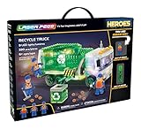 Laser Pegs Recycle Truck Light-Up Building Block Playset (330 Piece) The First Lighted Construction Toy to Ignite Your Child's Creativity; It's Your Imagination, Light It Up