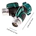 2 way Garden Hose Splitter with Comfortable Rubberized Grip for Easy Garden Life,FULL METAL BODY Y Ball Valve Hose Connector Fits With Outdoor Faucet, Sprinkler / Drip Irrigation Systems