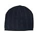 Classic Cable Knit Beanie Cap, Thin Cotton Winter Hat in Black, Brown and Gray