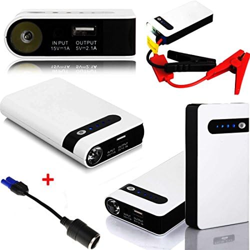 Car Jump Starter,GD2016 400A Peak 20000mAh Portable Car Jump Starter Auto Battery Booster Phone Power Bank with Smart Charging Port and LED Flashlight