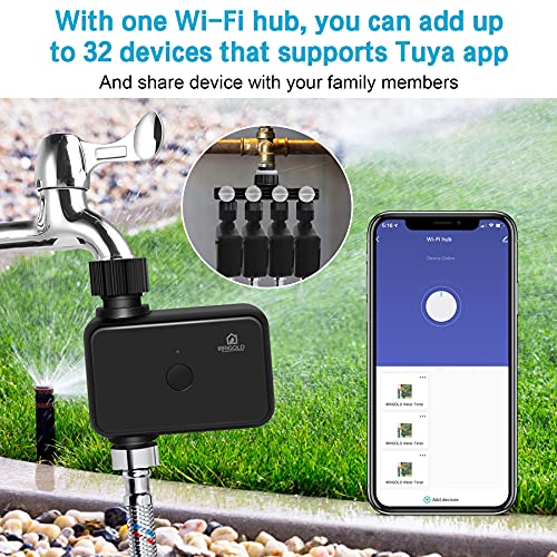 IRRIGOLD WiFi Water Timer, Smart Sprinkler Timer Works with Alexa and