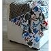 Snuggle Stuffs Unisex Baby Reversible Minky Dot Stroller Blanket (Choose Color) (Dinosaurs/Grey)