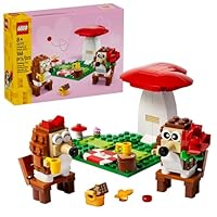 LEGO Hedgehog Picnic Date Building Toy - Animal Figures and Playset for Kids, Boys and Girls, Ages 8+ - Gift for Her and Him - with 2 Hedgehog Toys and Accessories - 40711